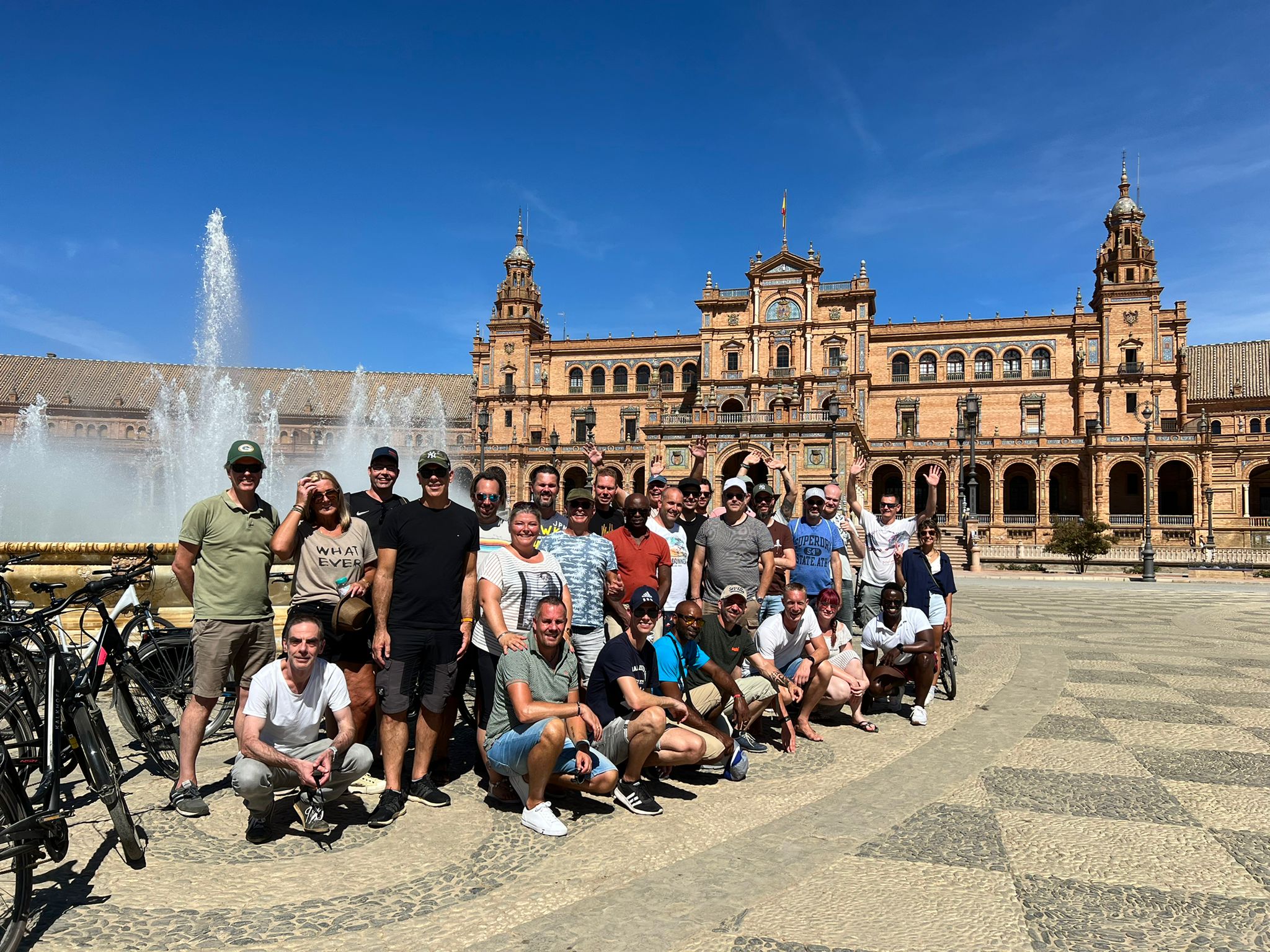 Groepsfoto Sevilla